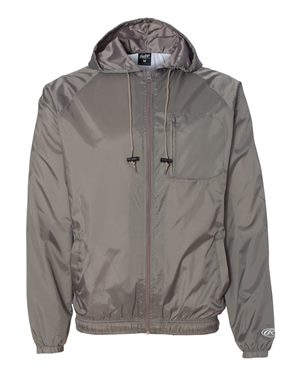 Hooded Full-Zip Wind Jacket