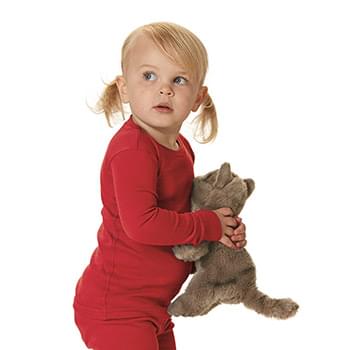 Rabbit Skins Toddler Baby Rib Long Sleeve Pajama Top