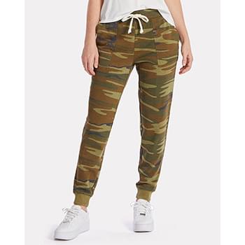 Women's Long Weekend Mineral Wash French Terry Joggers