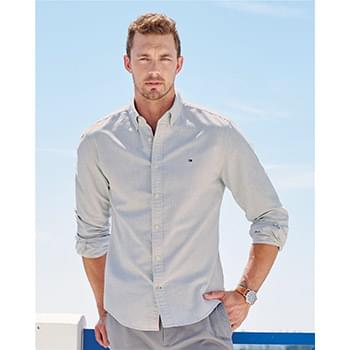New England Solid Oxford Shirt