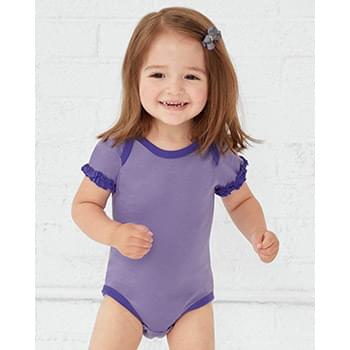 Infant Ruffle Fine Jersey Bodysuit