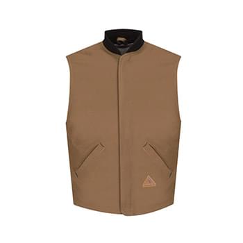 Brown Duck Vest Jacket Liner - EXCEL FR&reg; ComforTouch