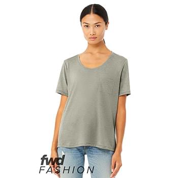 FWD Fashion Women's Flowy Pocket Tee