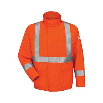 Lined Bomber Jacket with CSA Compliant Reflective Trim - EXCEL FR® ComforTouch
