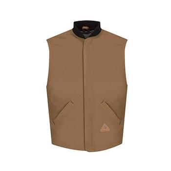 Brown Duck Vest Jacket Liner - EXCEL FR&reg; ComforTouch&reg; - Long Sizes