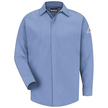 Concealed-Gripper Pocketless Long Sleeve Shirt - CoolTouch&reg; 2 - Long Sizes