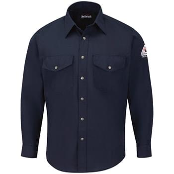 Snap-Front Uniform Shirt - Nomex&reg; IIIA - 4.5 oz. - Long Sizes