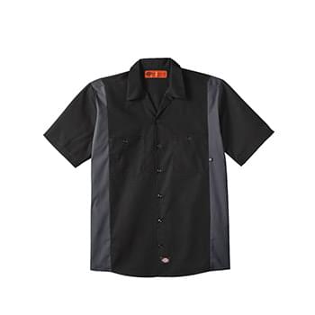 Industrial Colorblocked Short Sleeve Shirt